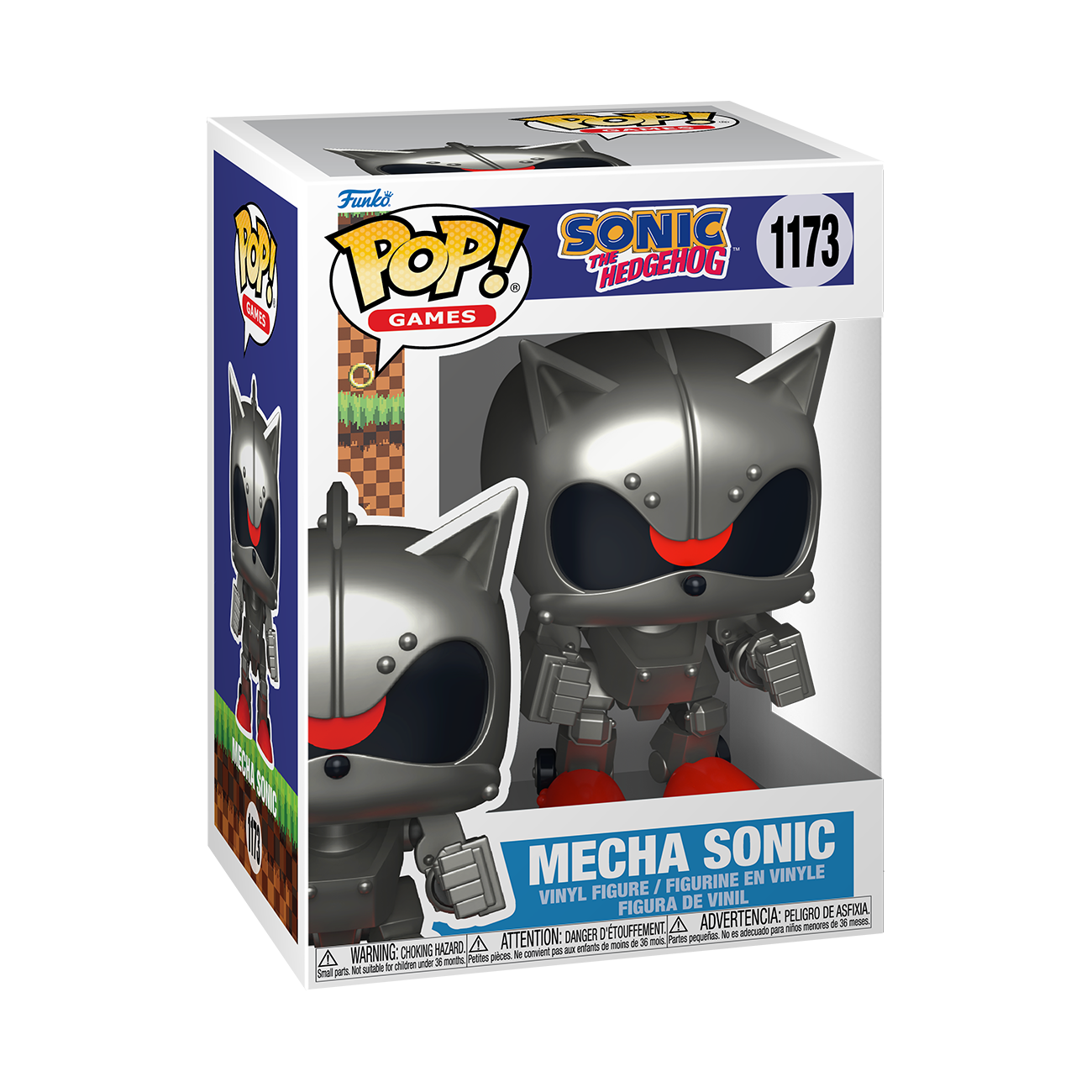 Funko POP! Games: Sonic The Hedgehog Mecha Sonic 4.2-in Vinyl Figure