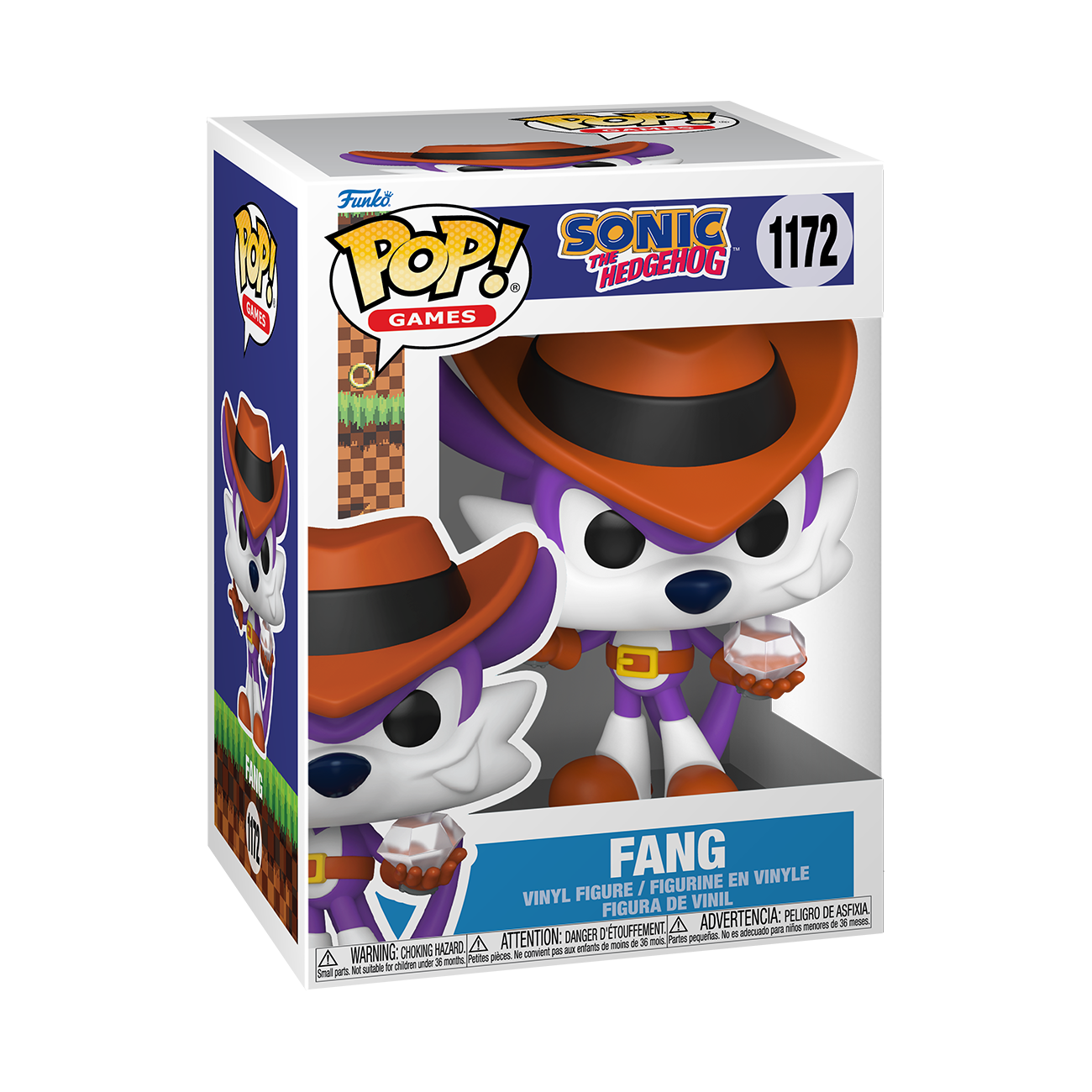 Funko POP! Games: Sonic The Hedgehog Fang 4.2-in Vinyl Figure