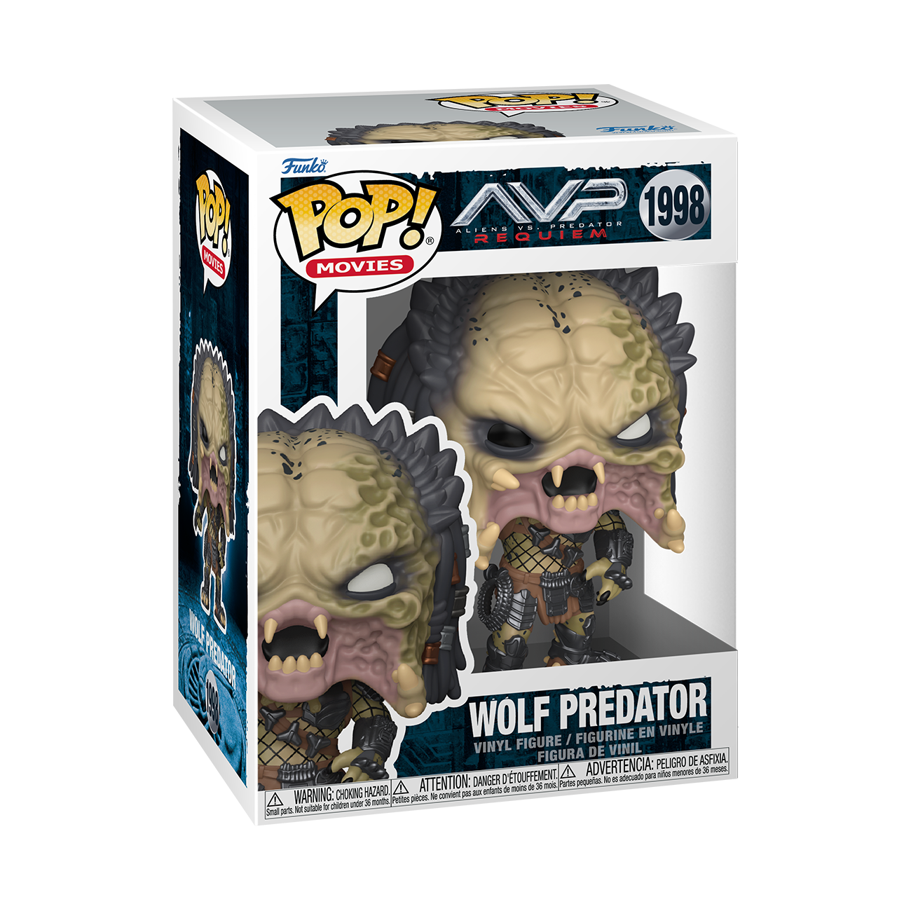 Funko POP! Movies: Predator Wolf Predator (or Chase) 4.3-in Vinyl Figure