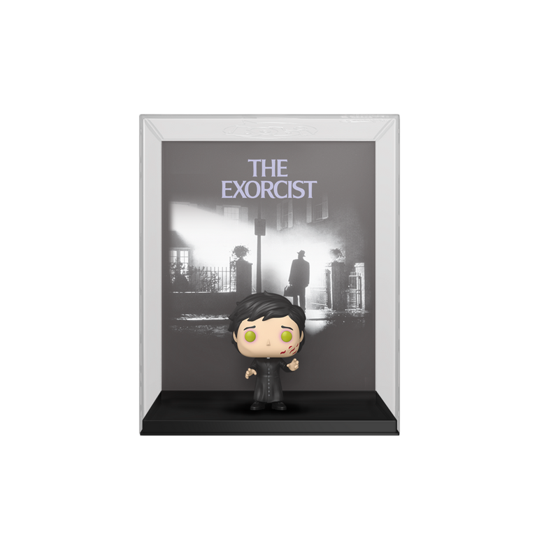 Pop! VHS Cover : The Exorcist – Damien Karras – Figurine Collector – Cadeau Fan Film Culte