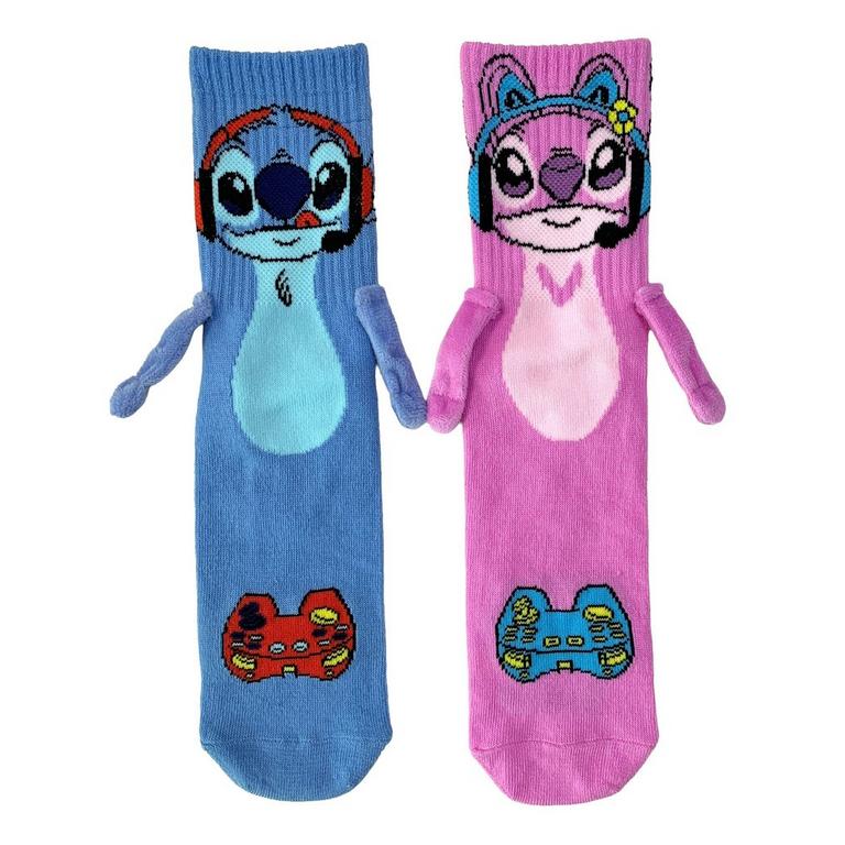 Disney Lilo and Stitch - Stitch and Angel Magnetic Crew Socks GameStop Exclusive
