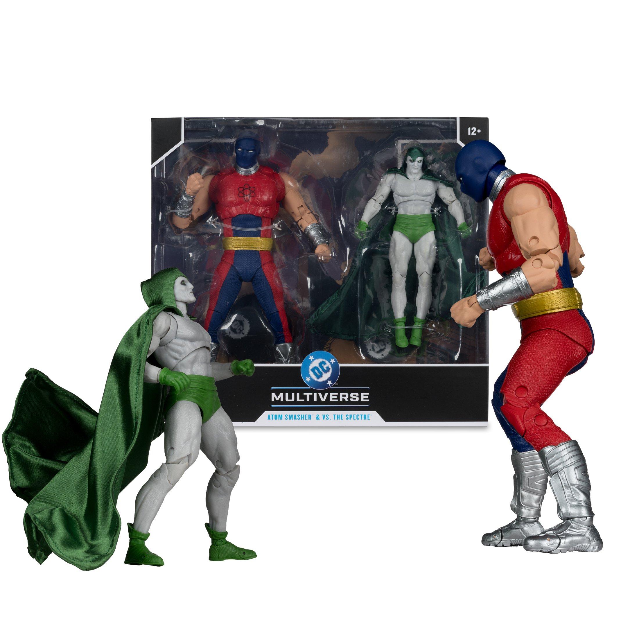 McFarlane Toys DC Multiverse Megafig Atom Smasher and Spectre 7-in Action Figures 2-Pack