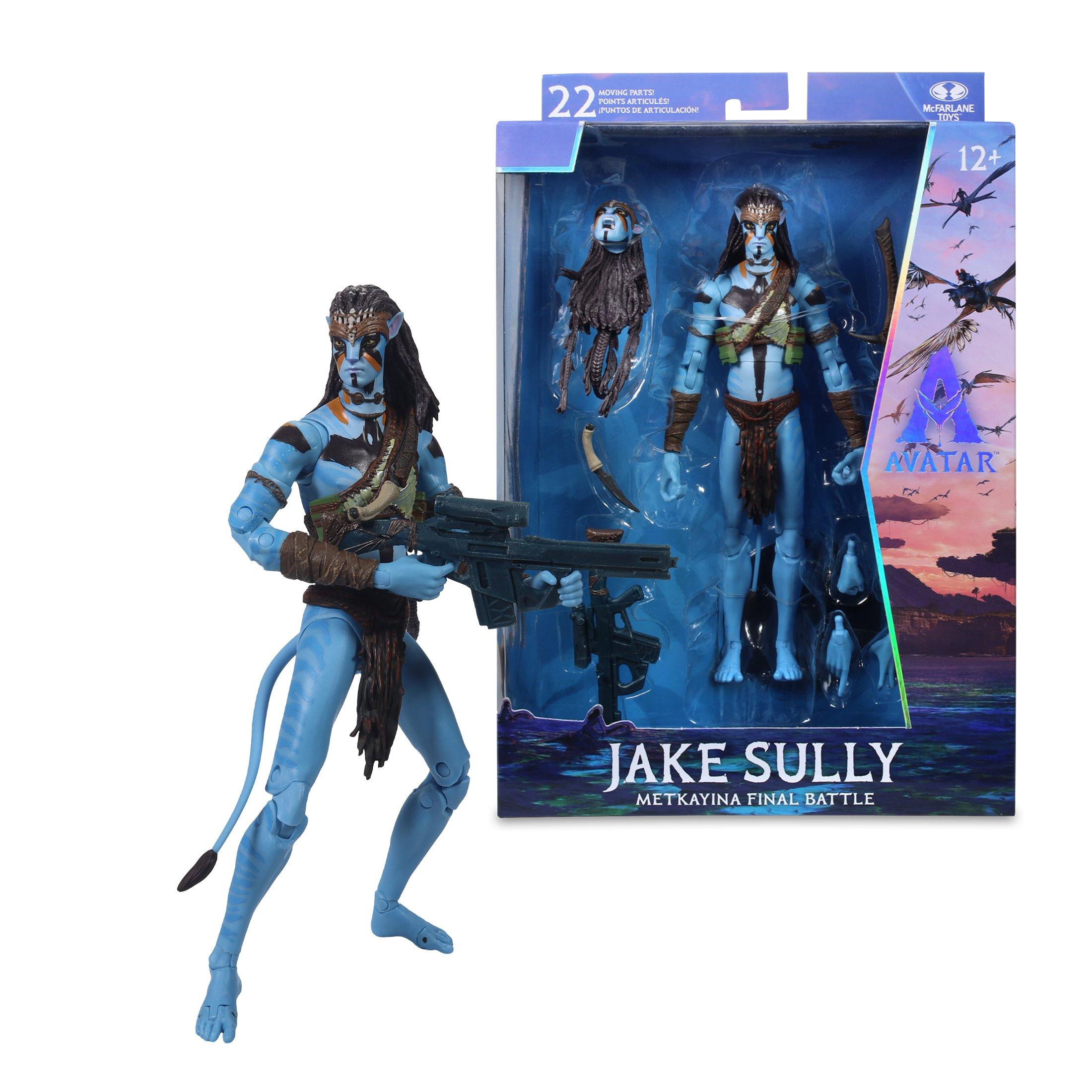 McFarlane Toys Disney Avatar: Fire and Ash Jake Sully (Metkayina Final Battle) 7-in Action Figure
