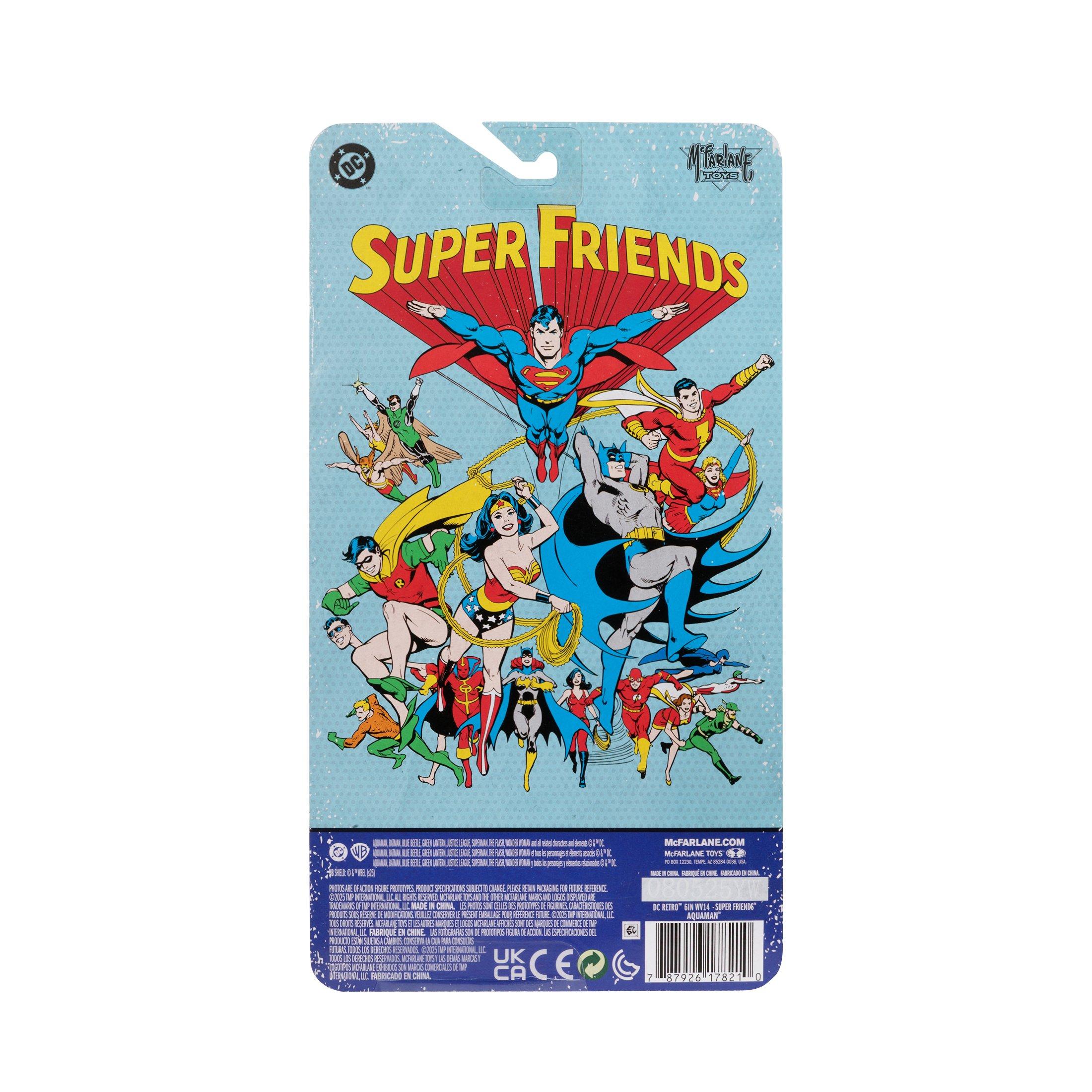 McFarlane Toys DC Super Friends Aquaman  6-in Retro Action Figure