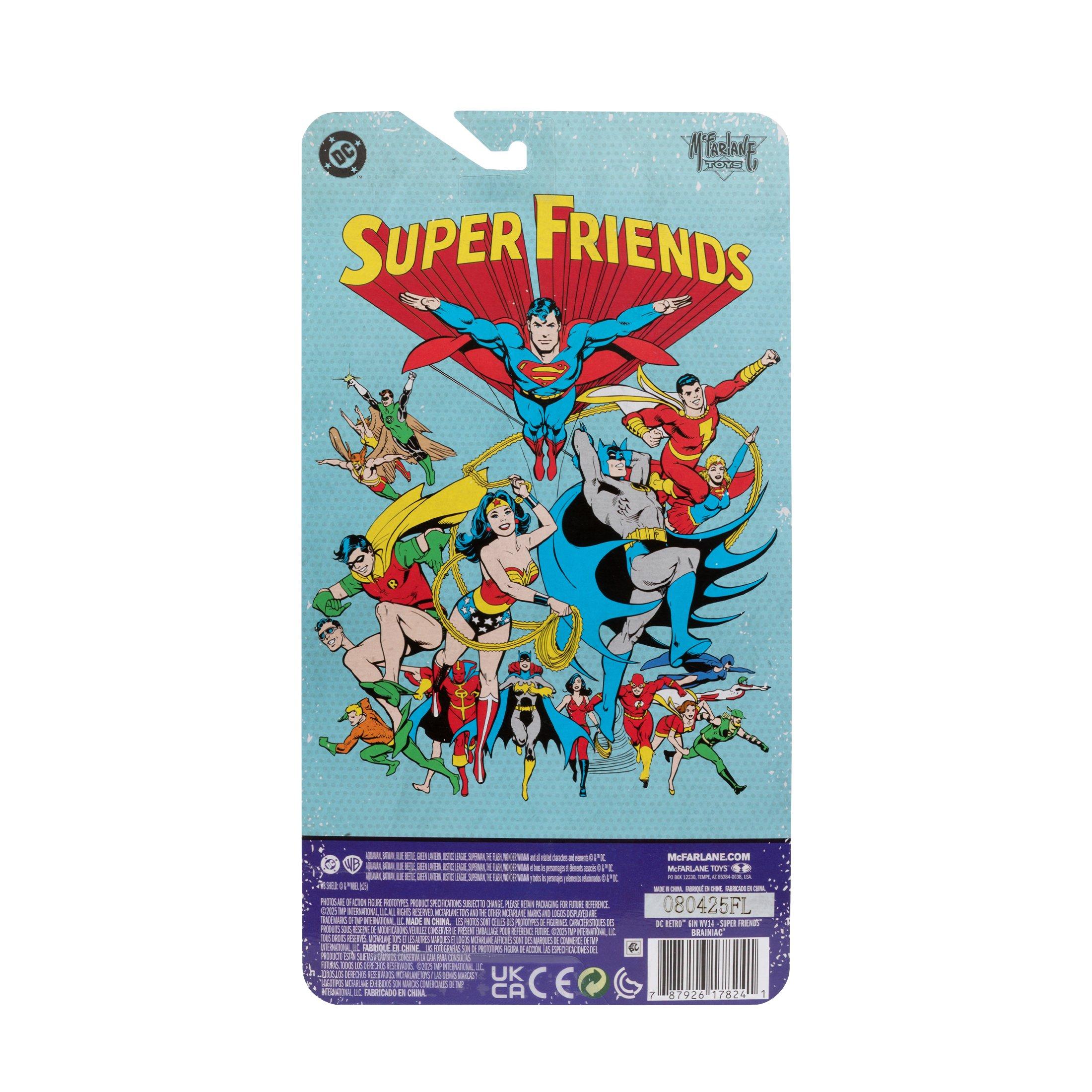 McFarlane Toys DC Super Friends Brainiac 6-in Retro Action Figure