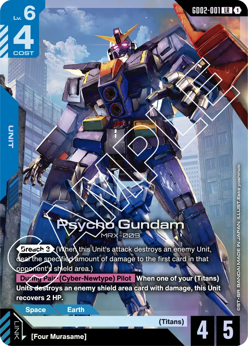 Gundam Card Game: Dual Impact Booster Pack (GD02) Graded Card