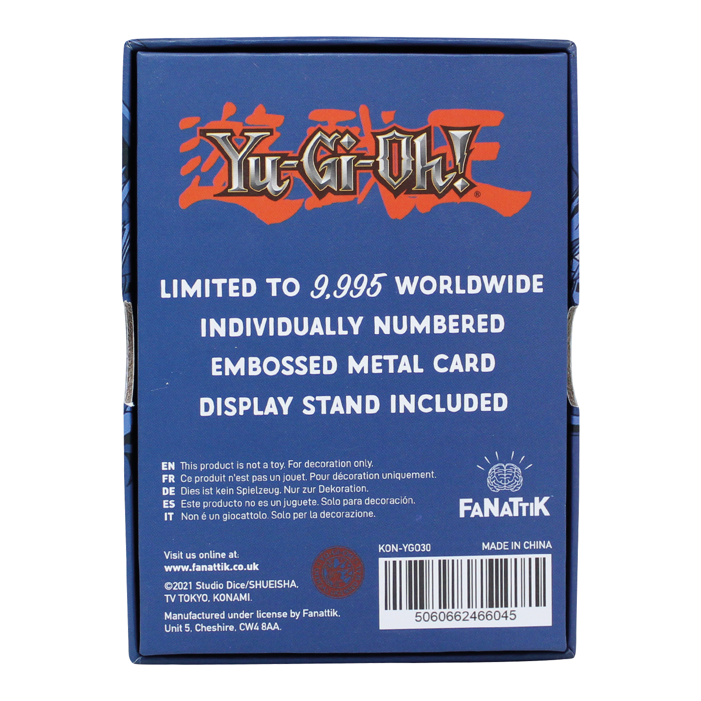 Yu-Gi-Oh! Limited Edition Blue Eyes Ultimate Dragon Metal Card