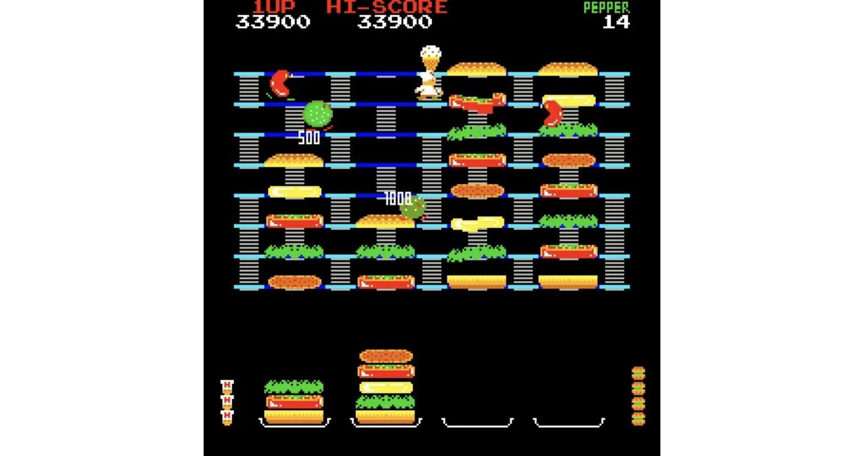 Burgertime - Nintendo (NES)