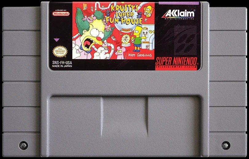 Krusty's Super Fun House - Super Nintendo