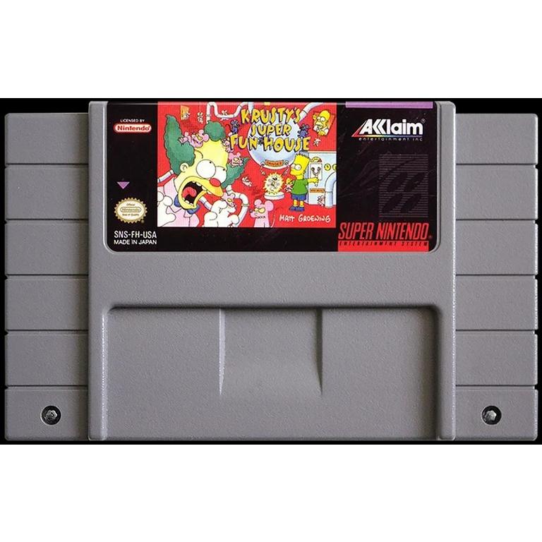 Krusty's Super Fun House - Super Nintendo (SNES)