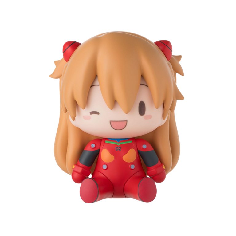 Evangelion FuwaPuchi Deformed Asuka Plugsuit 3.15-in Figure