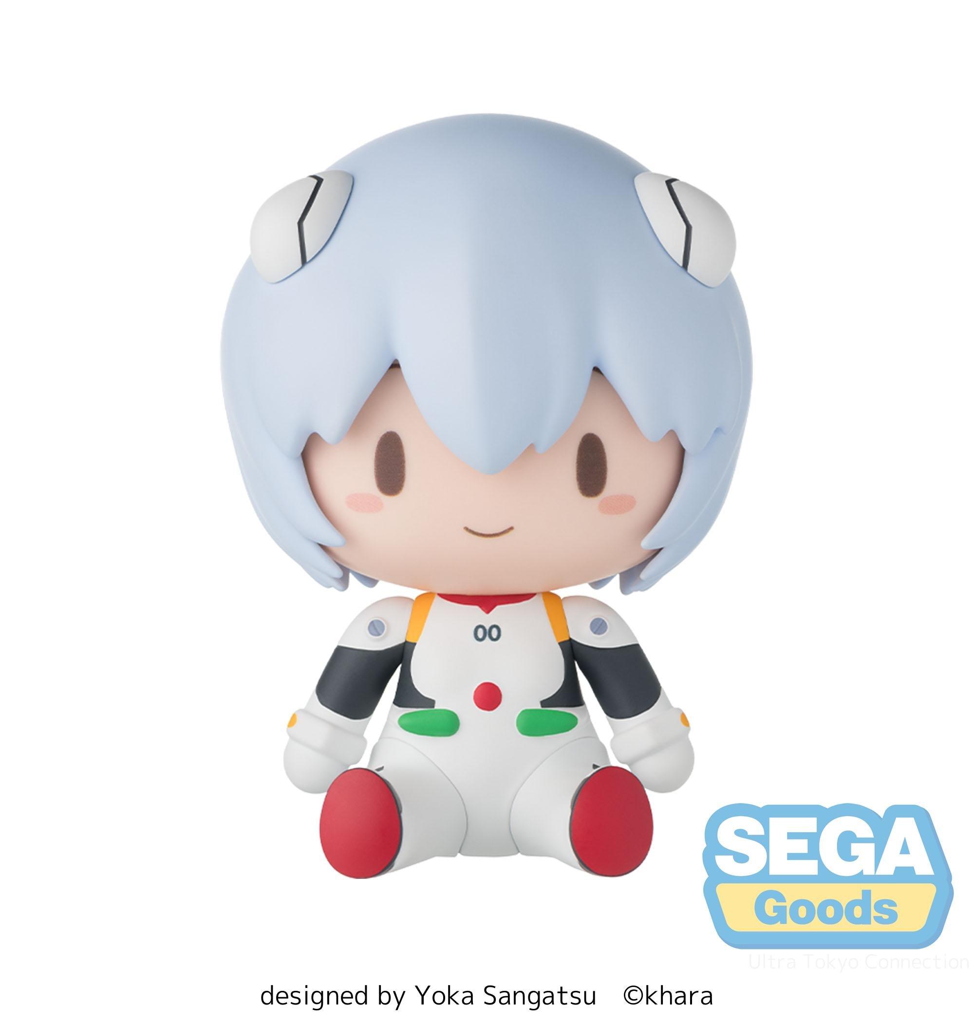 Rebuild of Evangelion Fuwa Petit Chibi Rei Ayanami 3.15-in Figure
