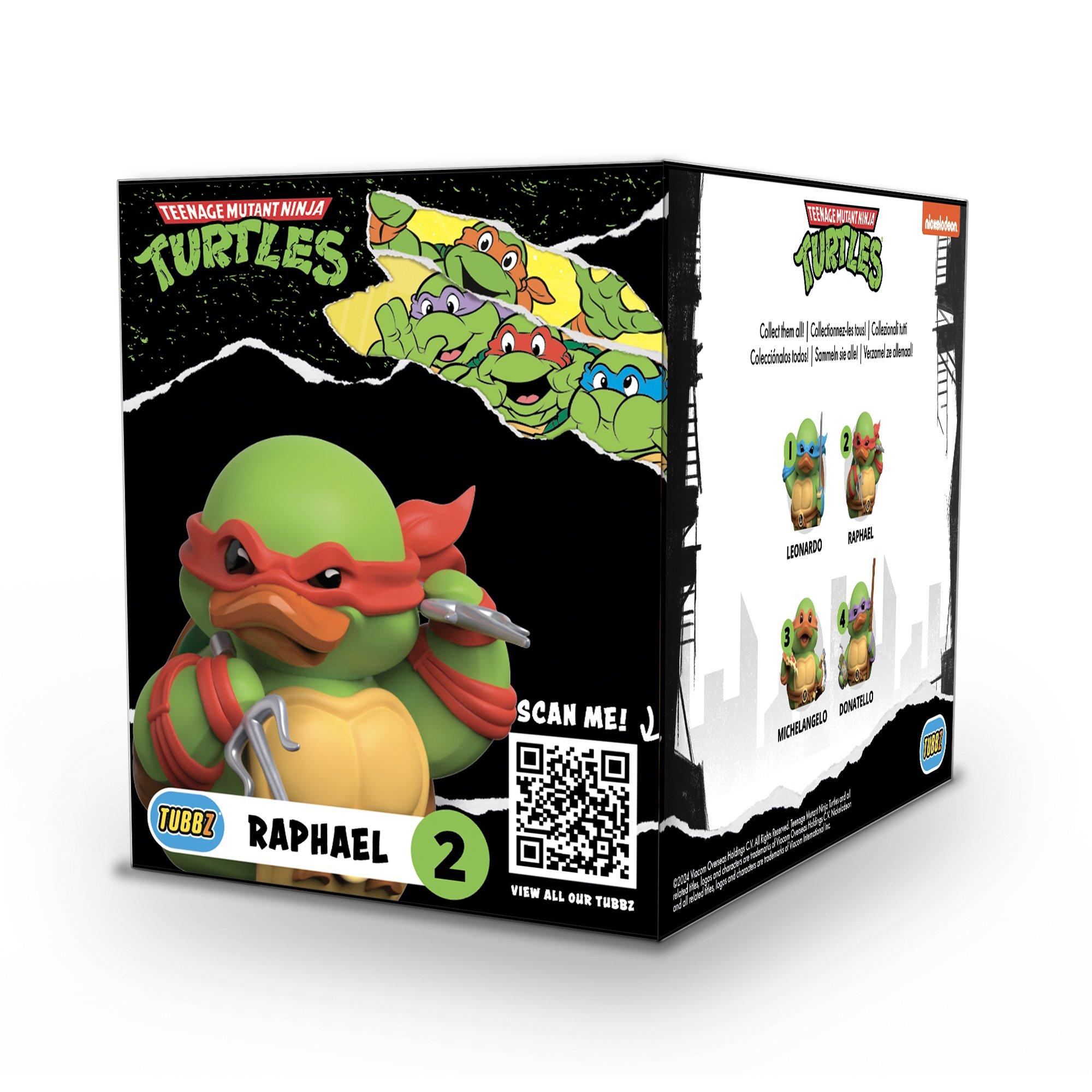 Tubbz Teenage Mutant Ninja Turtles Raphael 3.54-in Collectible Rubber Duck