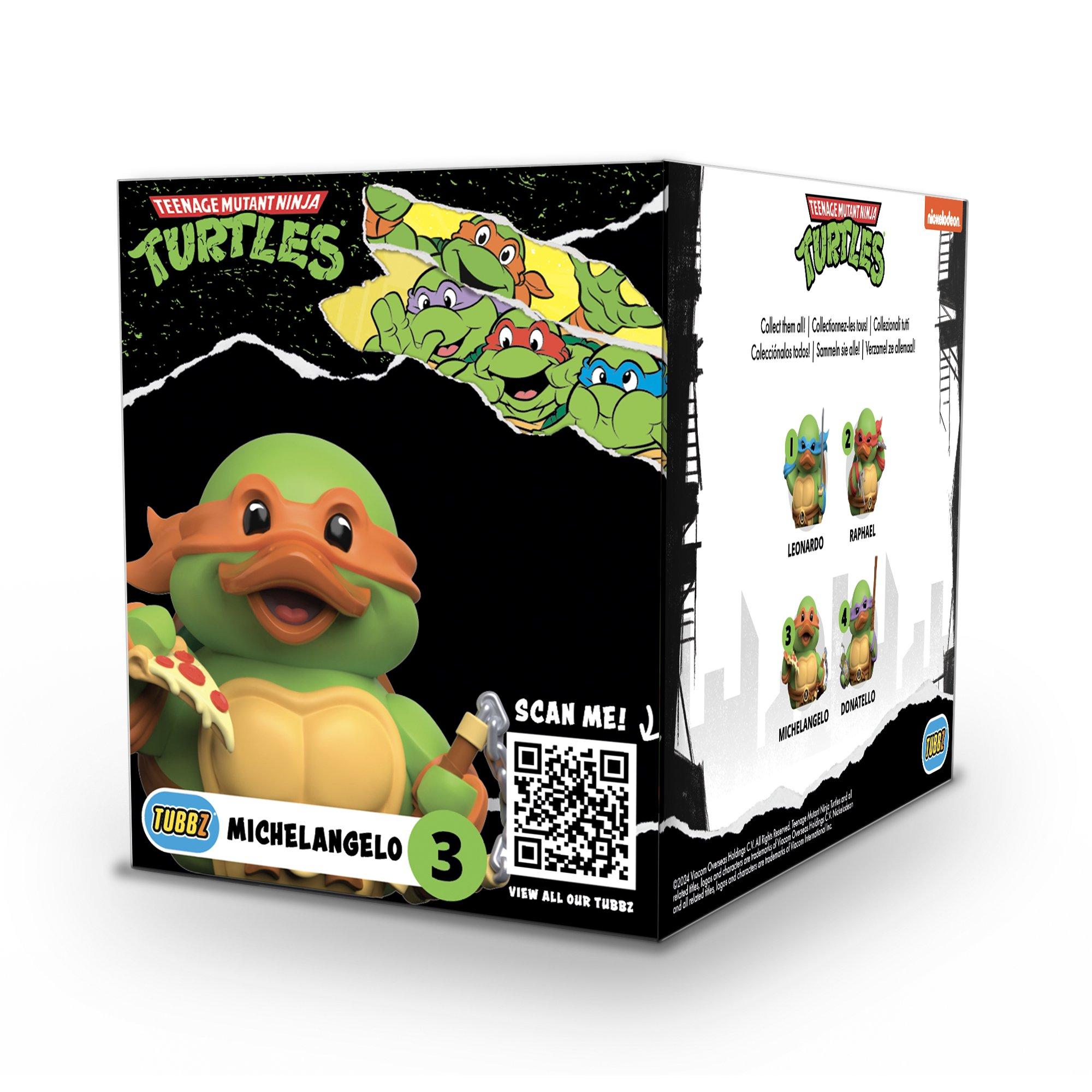 Tubbz Teenage Mutant Ninja Turtles Michelangelo 3.54-in Collectible Rubber Duck