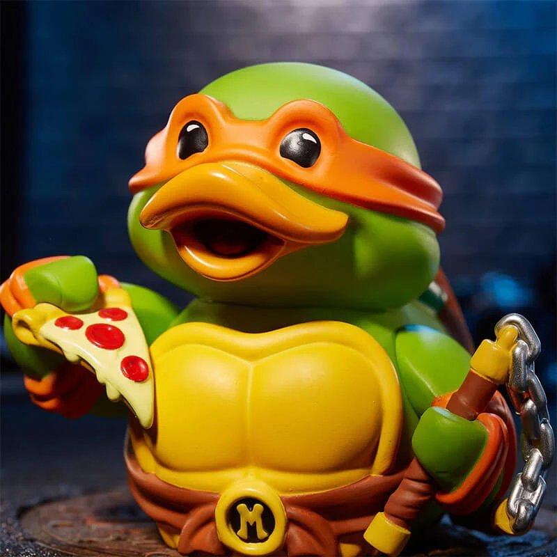 Tubbz Teenage Mutant Ninja Turtles Michelangelo 3.54-in Collectible Rubber Duck
