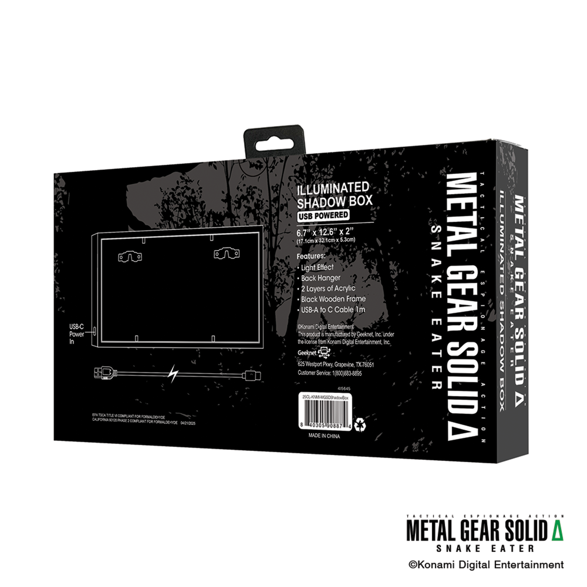 METAL GEAR SOLID DELTA: SNAKE EATER Logo Light GameStop Exclusive