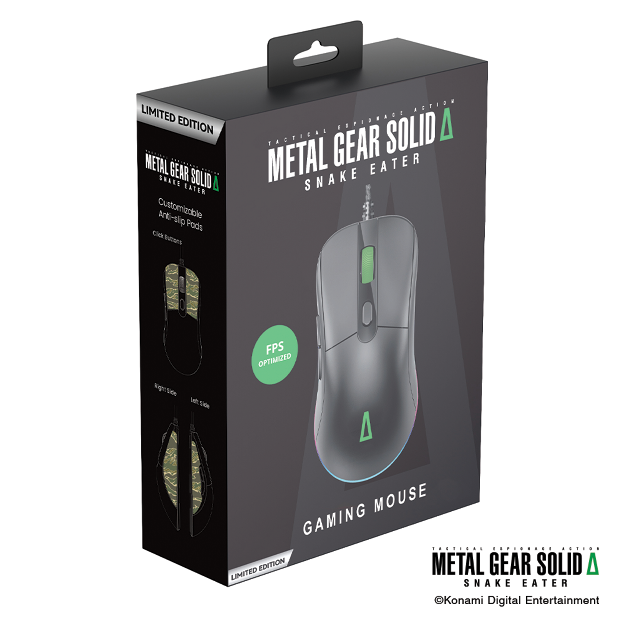 METAL GEAR SOLID DELTA: SNAKE EATER Camo 6-Button RGB Gaming Mouse GameStop Exclusive
