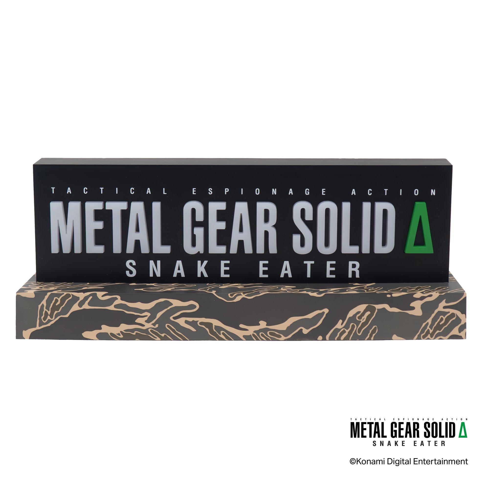 METAL GEAR SOLID DELTA: SNAKE EATER LOGO LIGHT GameStop Exclusive