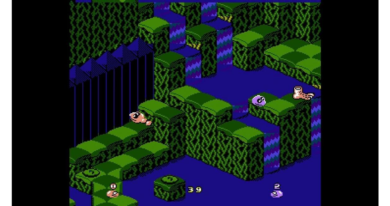 Snake Rattle n Roll - Nintendo (NES)
