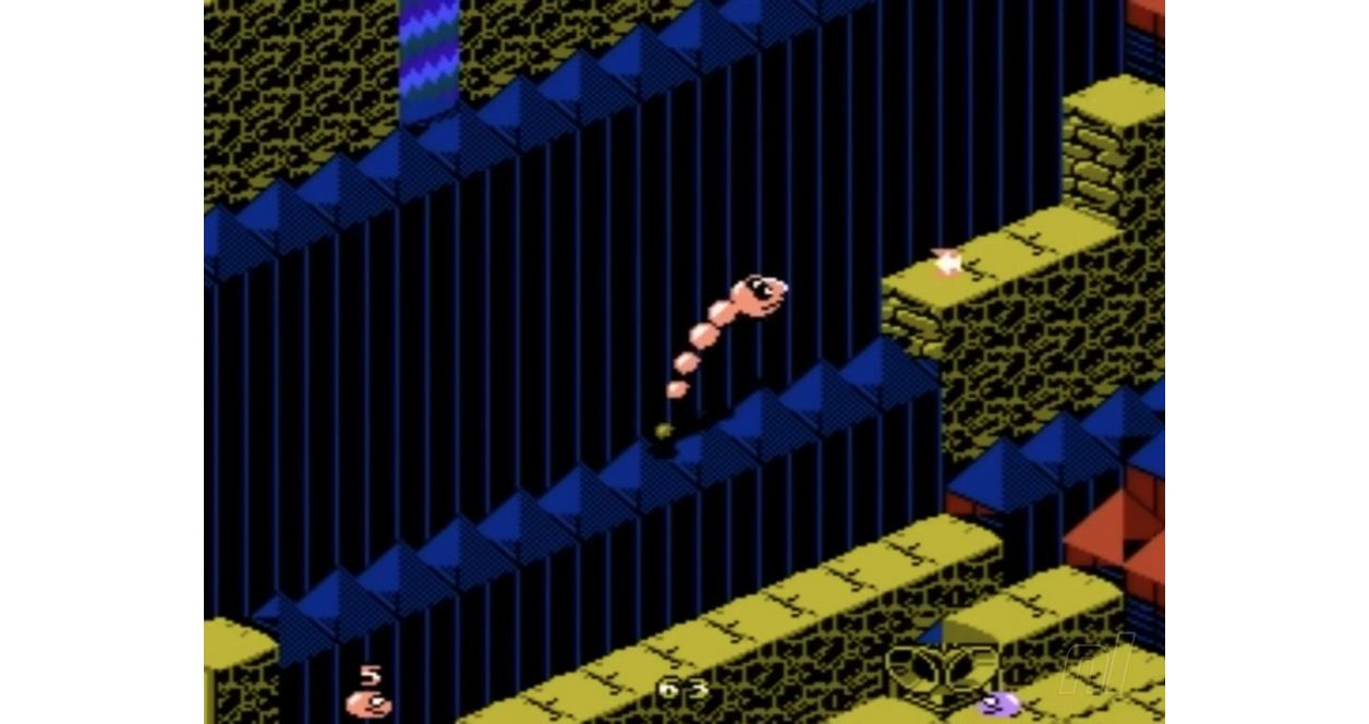 Snake Rattle n Roll - Nintendo (NES)