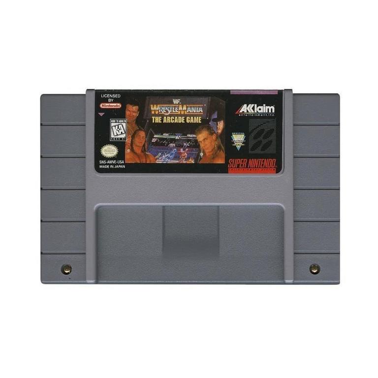 WWF Wrestlemania: The Arcade Game - Super Nintendo (SNES)