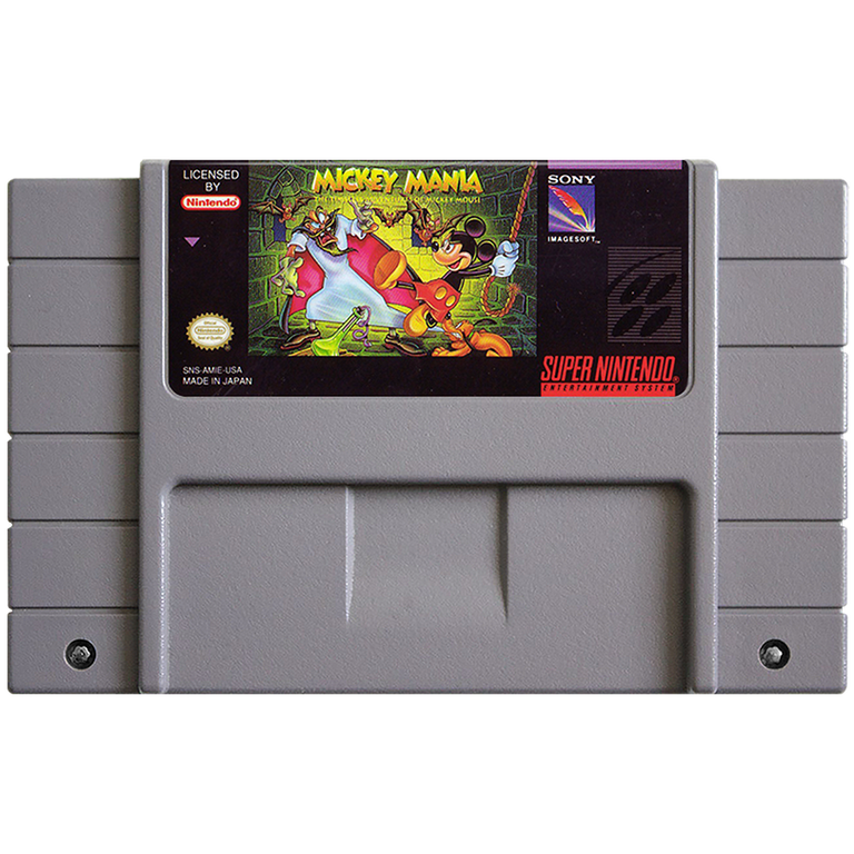 Mickey Mania: The Timeless Adventures of Mickey Mouse - Super Nintendo (SNES)