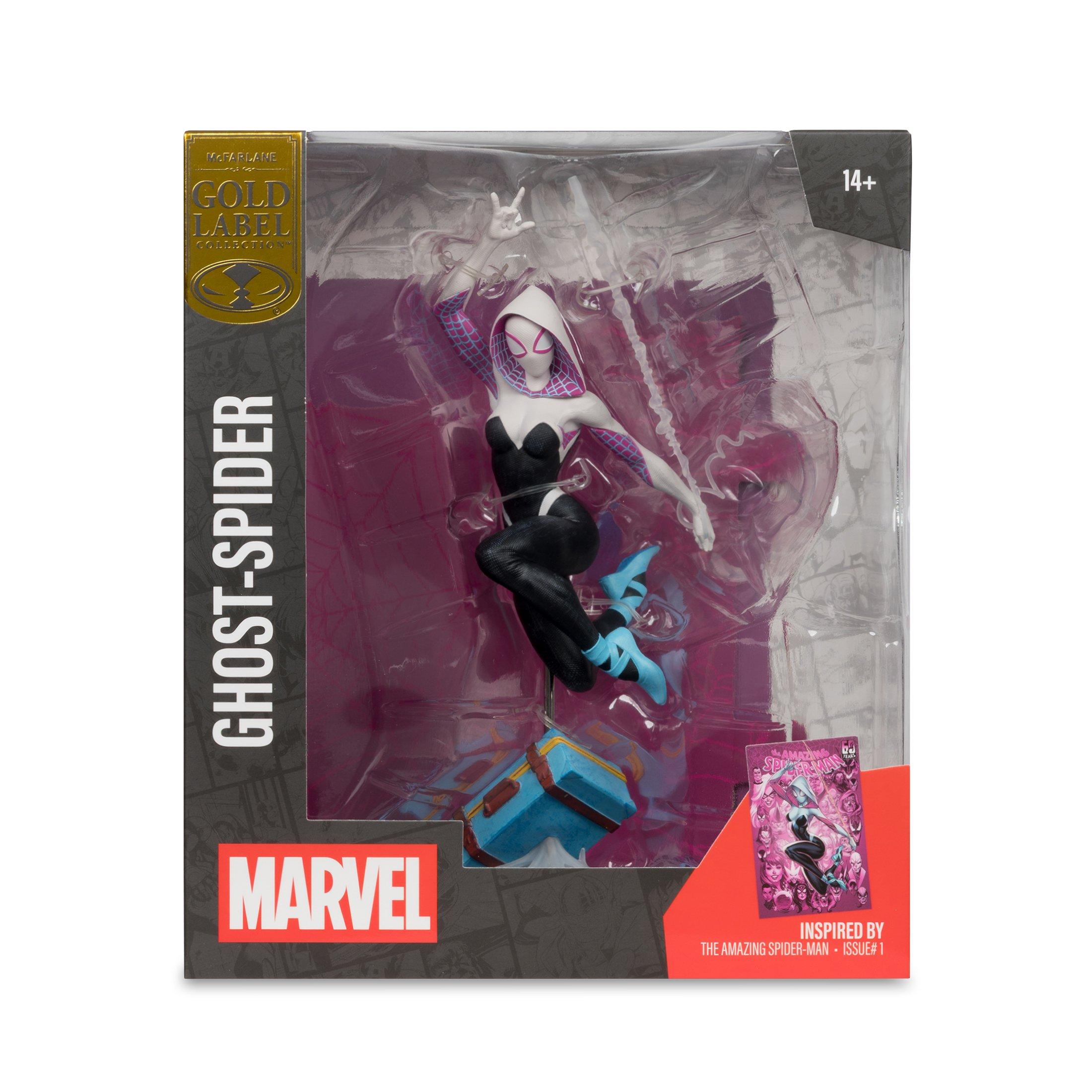 McFarlane Toys Gold Label Collection Marvel The Amazing Spider-Man Ghost-Spider (Issue 1) 1:10th Figure