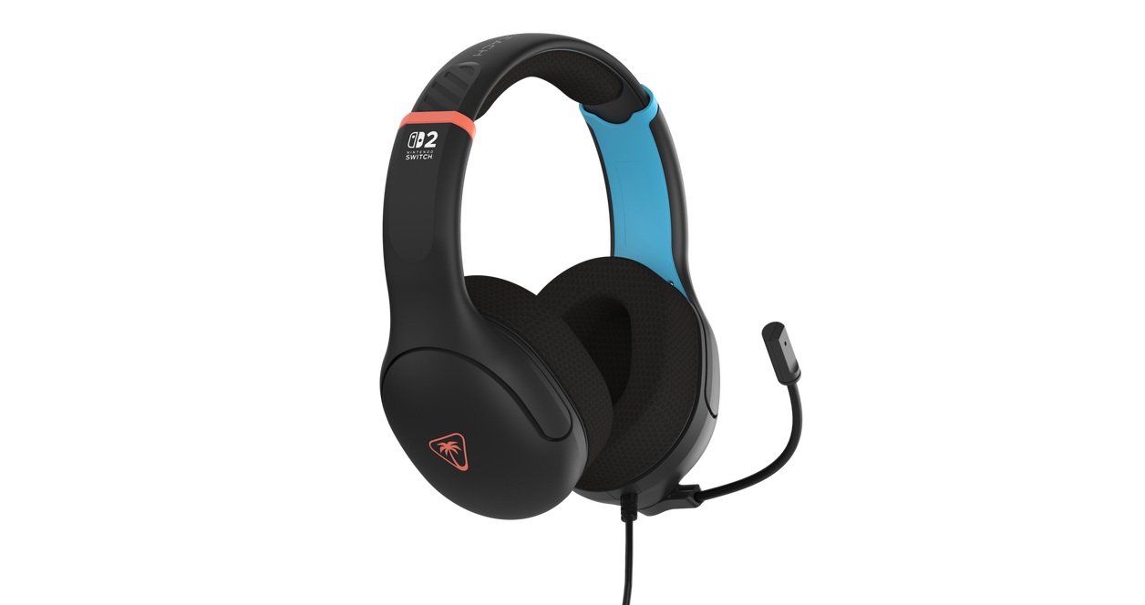 Turtle Beach Airlite Fit Wired Gaming Headset (Charcoal Black) for Nintendo Switch 2, Nintendo Switch, Switch Lite and Switch - OLED Model