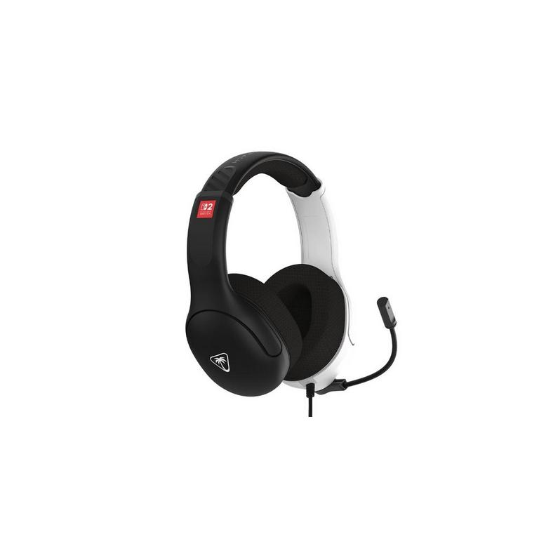 Turtle Beach Airlite Fit Wired Gaming Headset for Nintendo Switch 2 - White and Black