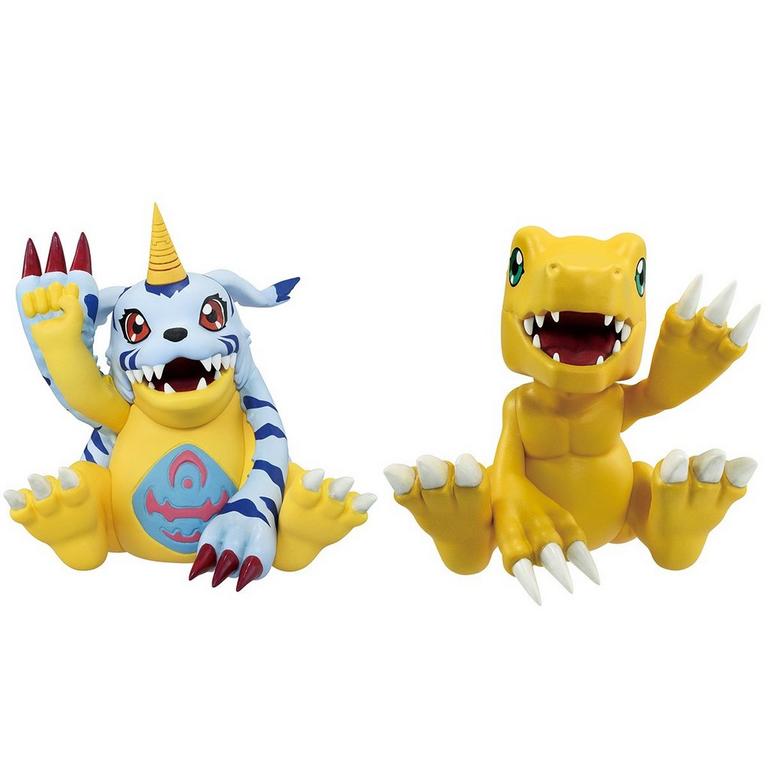 Bandai Digimon Ichibansho Agumon and Gabumon (Clash of Light and Darkness) 3-in Figure Set 2-Pack