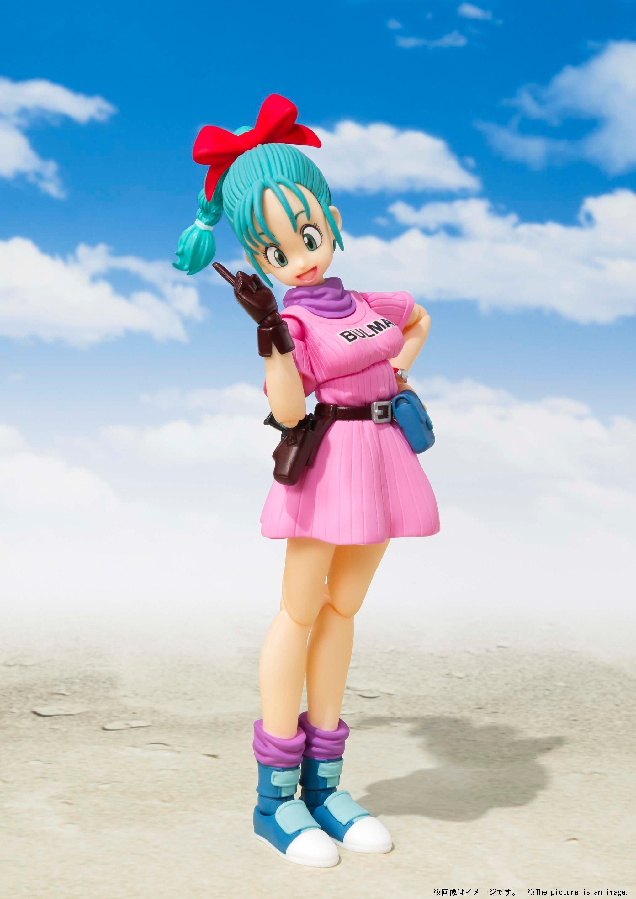 Bandai Dragon Ball Tamashii Nations S.H. Figuarts Bulma (Adventure Begins) 7.1-in Figure