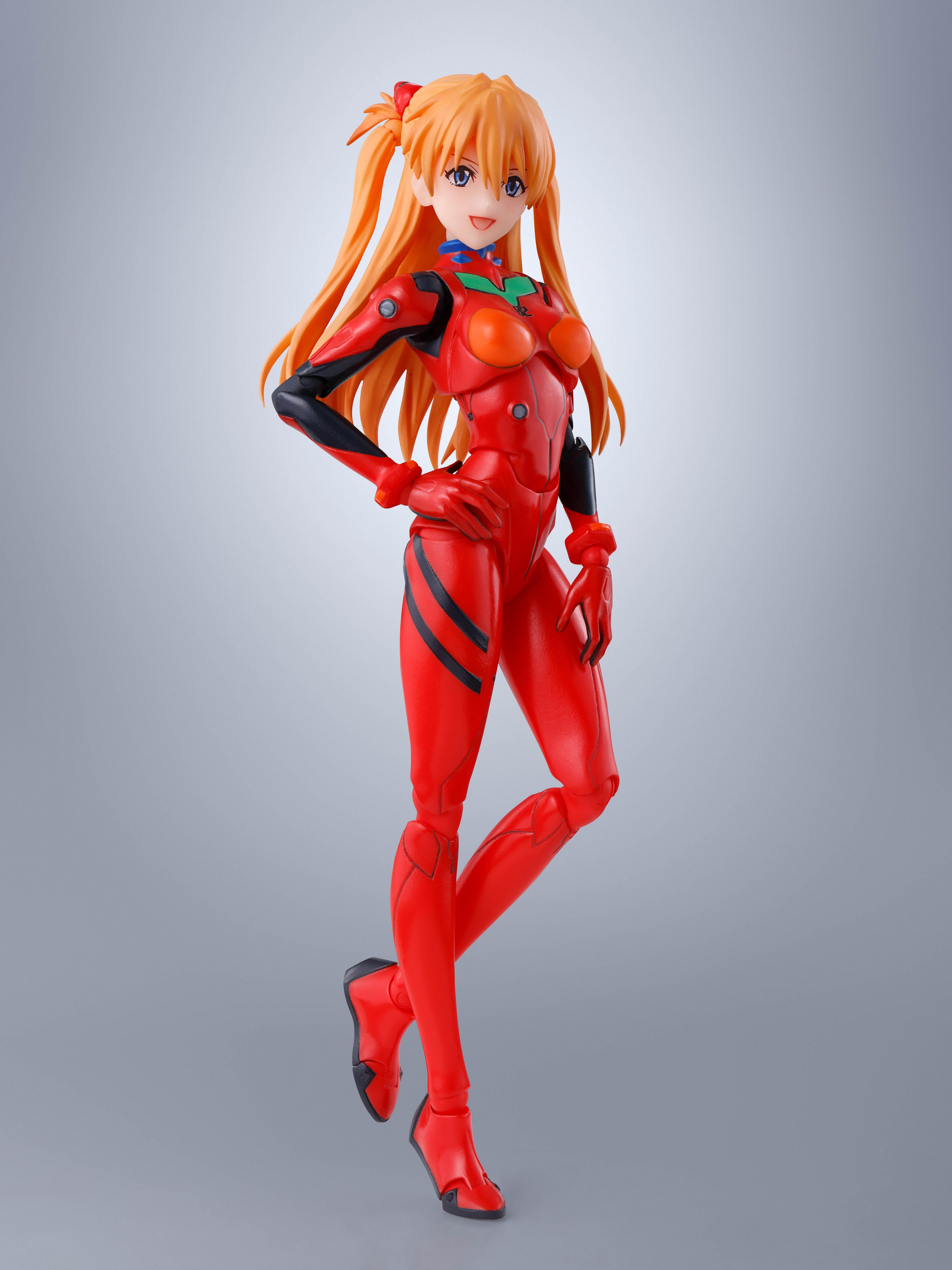 Bandai Neon Genesis Evangelion Tamashii Nations S.H. Figuarts Asuka Shikinami Langley 7.1-in Figure