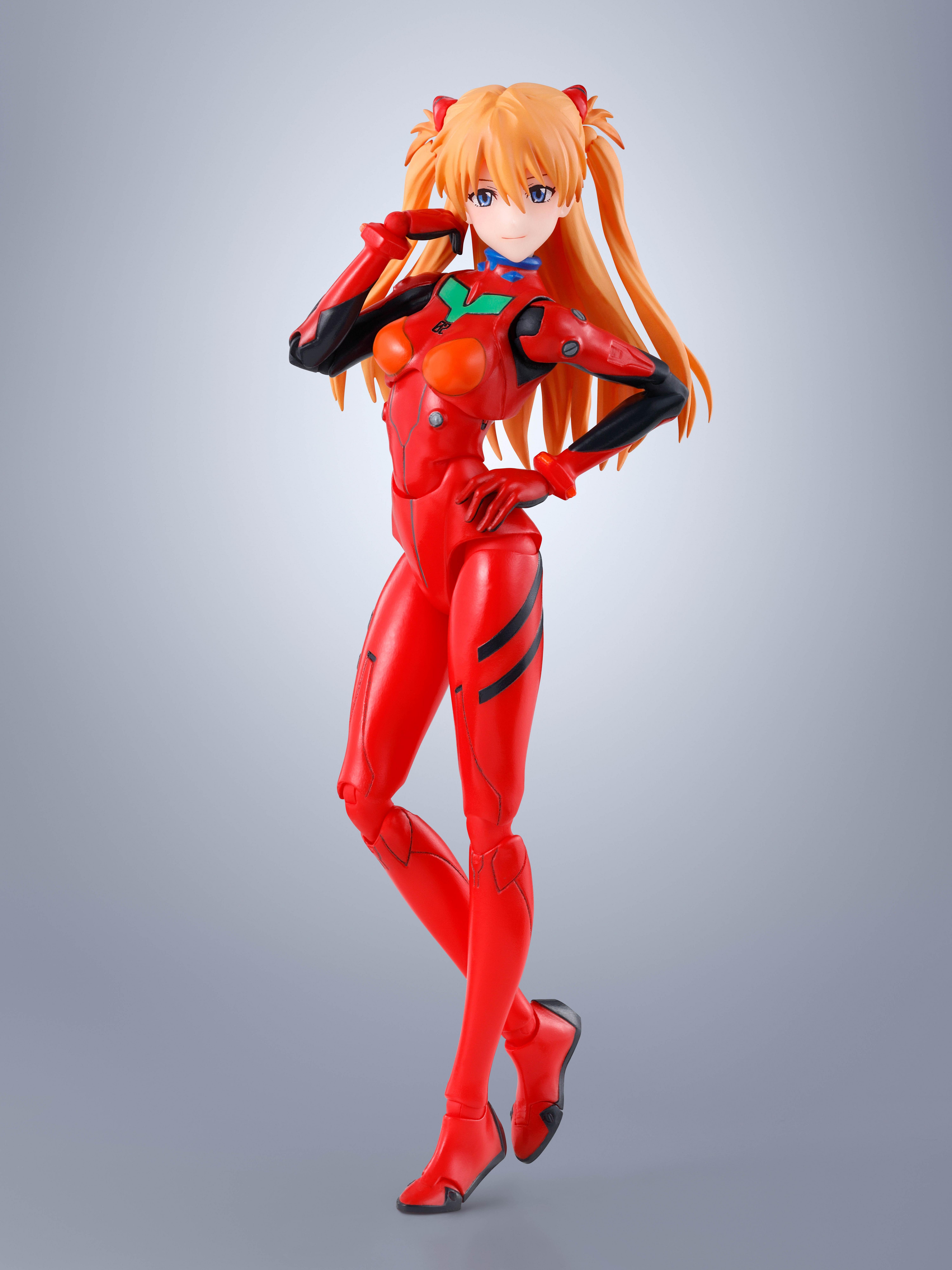 Bandai Neon Genesis Evangelion Tamashii Nations S.H. Figuarts Asuka Shikinami Langley 7.1-in Figure