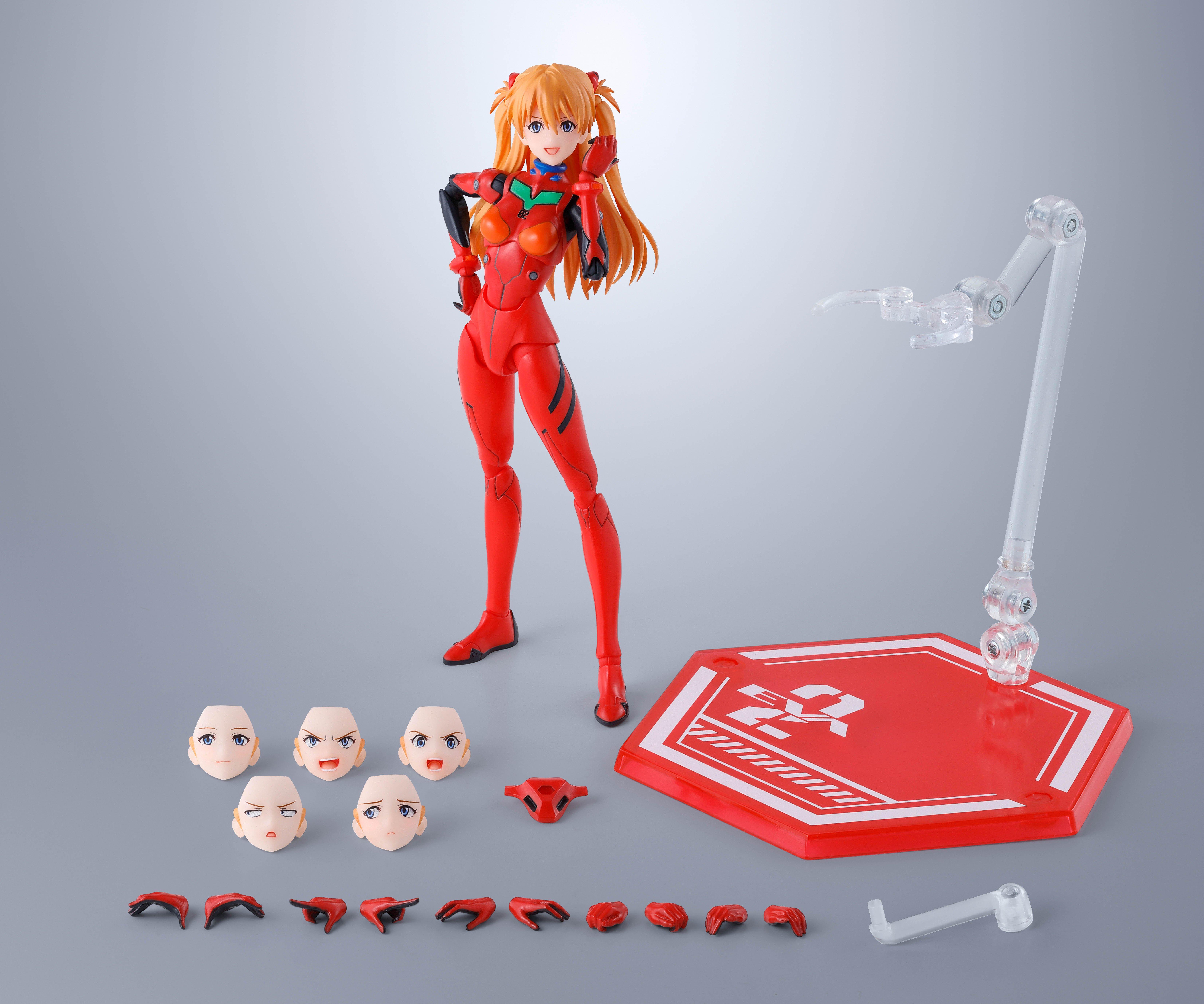 Bandai Neon Genesis Evangelion Tamashii Nations S.H. Figuarts Asuka Shikinami Langley 7.1-in Figure