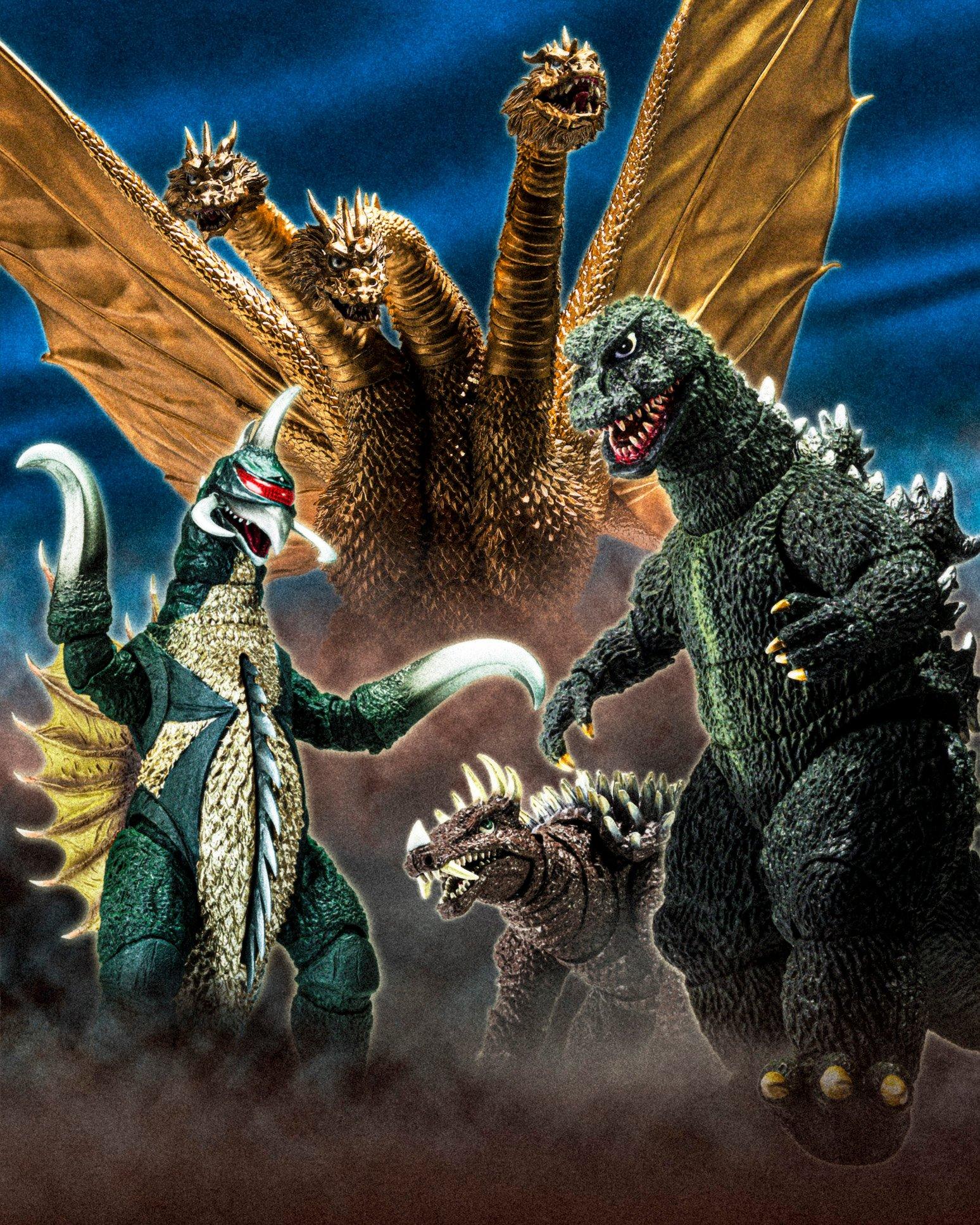 Bandai Godzilla Tamashii Nations S.H.MonsterArts King Ghidorah (1972) 9.8-in Figure