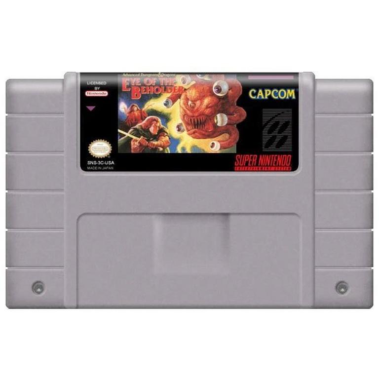 Advanced Dungeons &amp; Dragons Eye of the Beholder - Super Nintendo (SNES)
