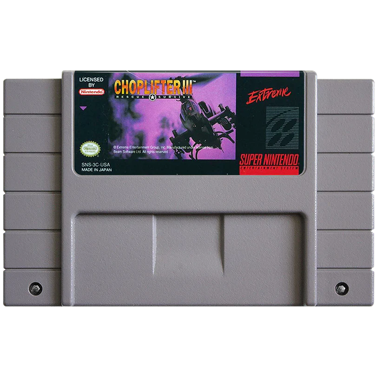 Choplifter 3 - Super Nintendo (SNES)