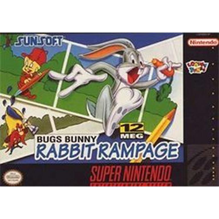 Bugs Bunny Rabbit Rampage - Super Nintendo (SNES)