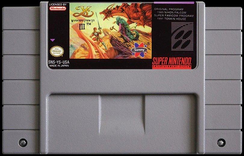 Ys III: Wanderers from Ys - Super Nintendo