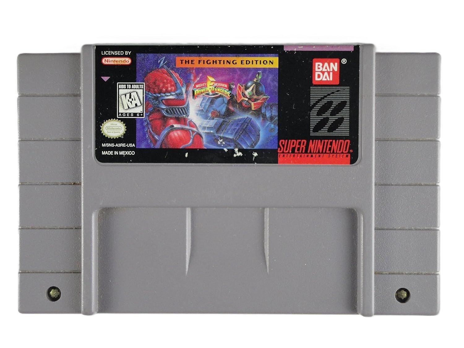 SNES　パワーレンジャー　アメリカスーパーファミコン Power Rangers: Fighting Edition - Super Nintendo (SNES) | Bandai