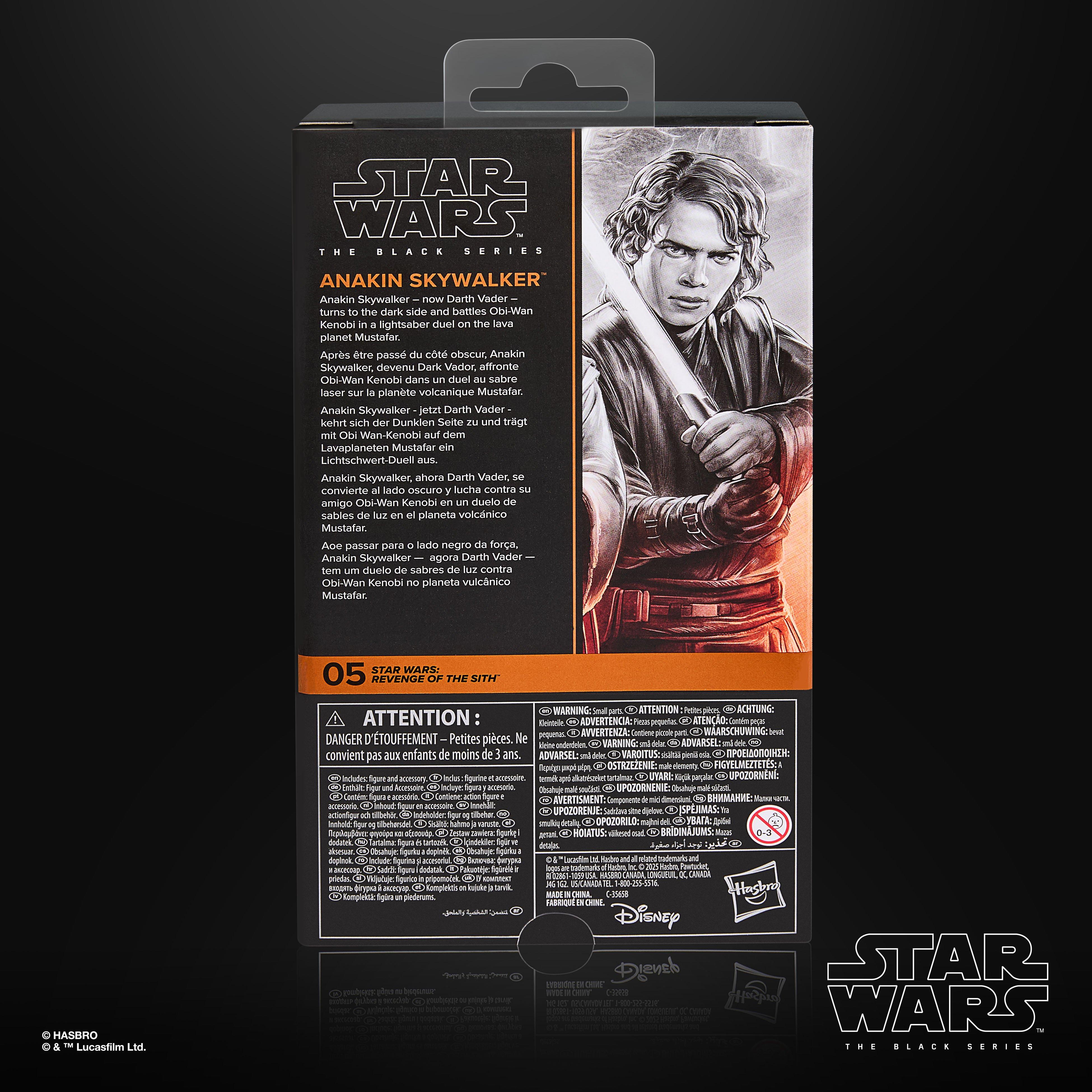 Hasbro Star Wars: Revenge of the Sith Anakin Skywalker (The Black Series) 6-in Action Figure