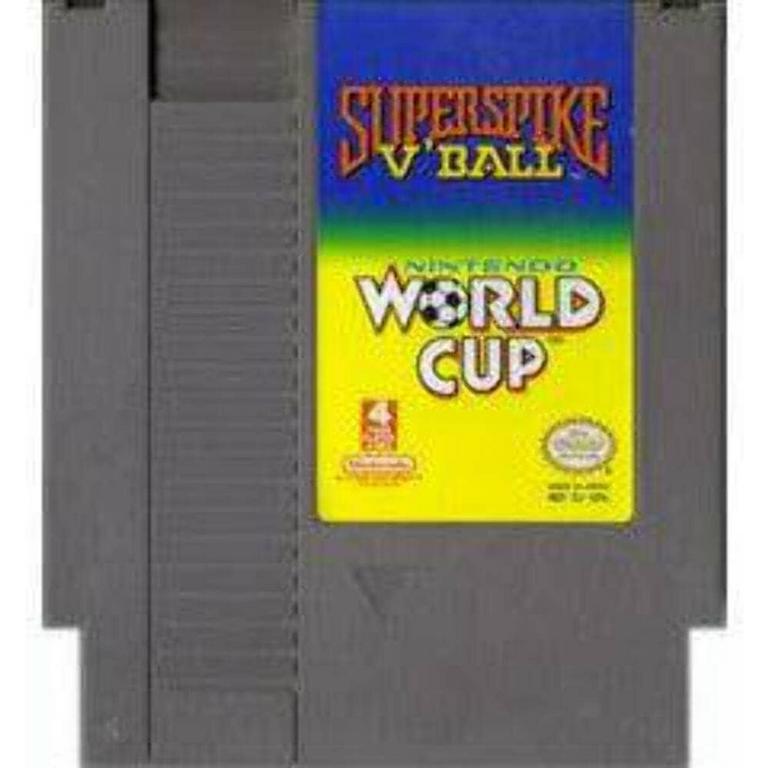 Super Spike Volleyball and World Cup Soccer - Nintendo (NES)