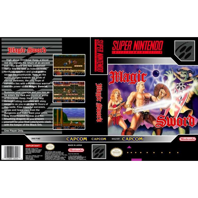 Magic Sword - Super Nintendo (SNES)