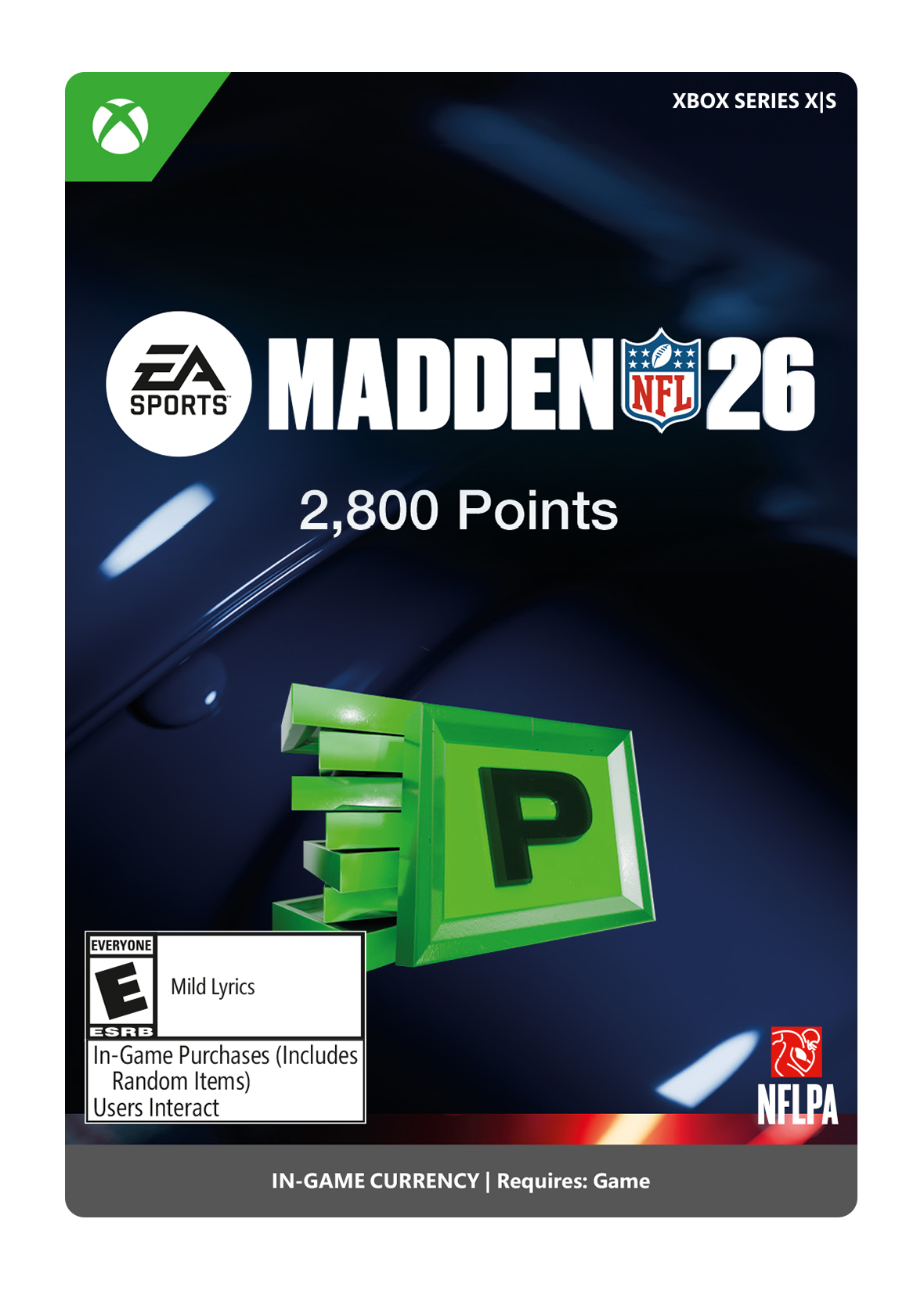 Electronic Arts Madden NFL 26: 2800 MUT Points Pack - Xbox Series X/S