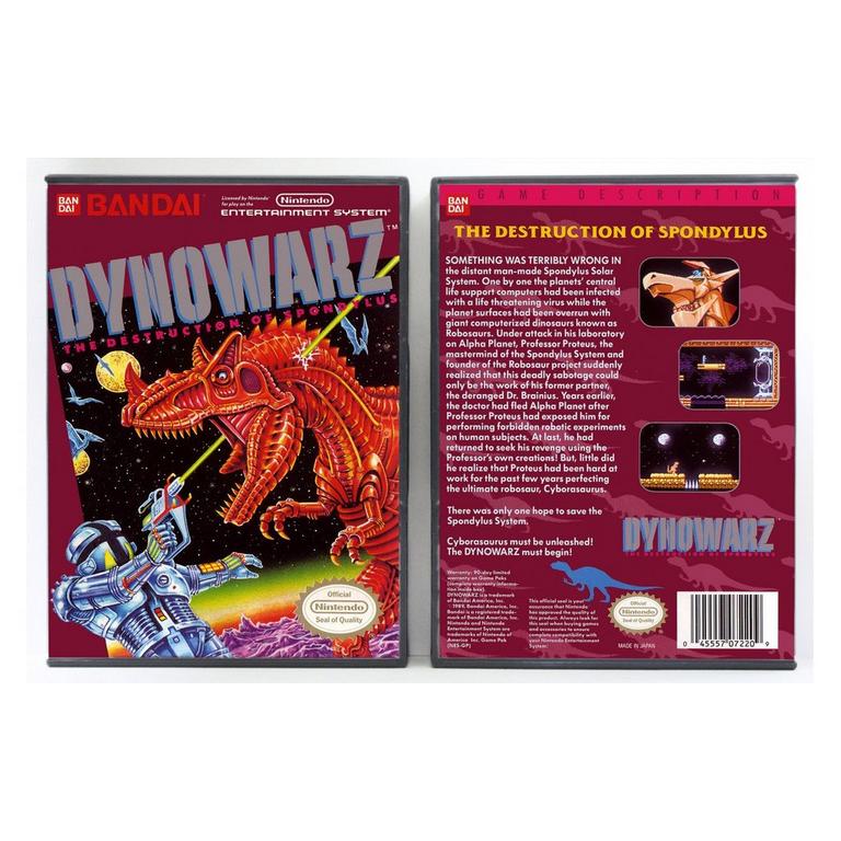 Dynowarz: The Destruction of Spondylus - Nintendo (NES)