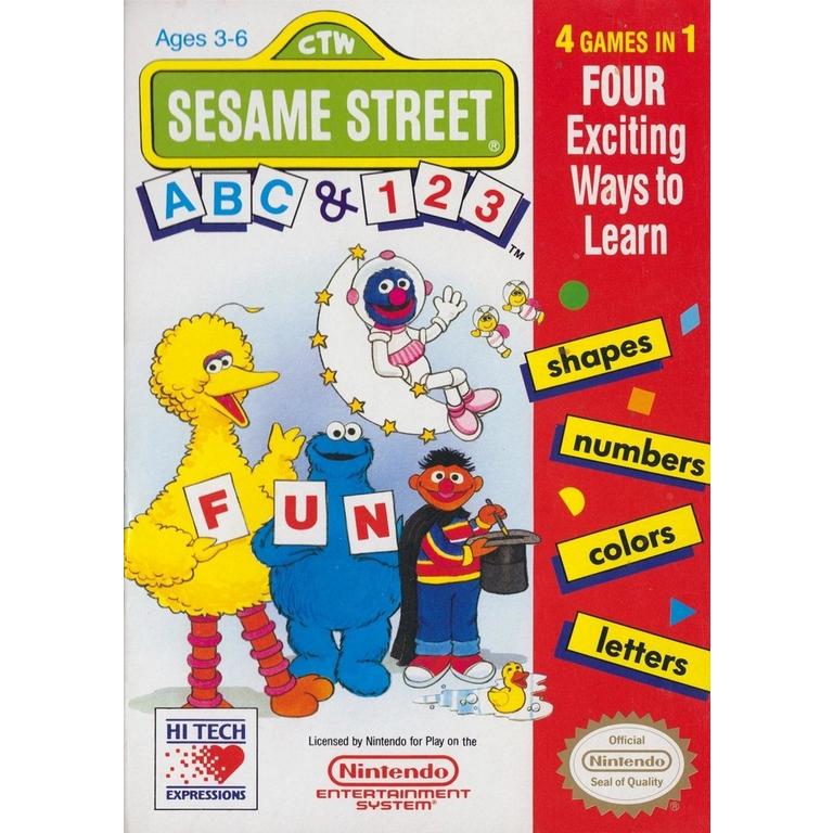 Sesame Street 123 - Nintendo (NES)