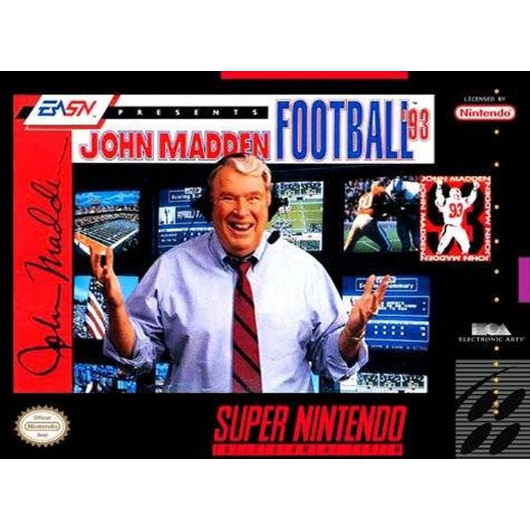 Madden NFL 93 - Super Nintendo (SNES)