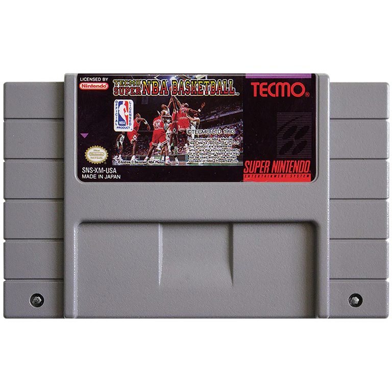 Tecmo Super NBA Basketball - Super Nintendo (SNES)