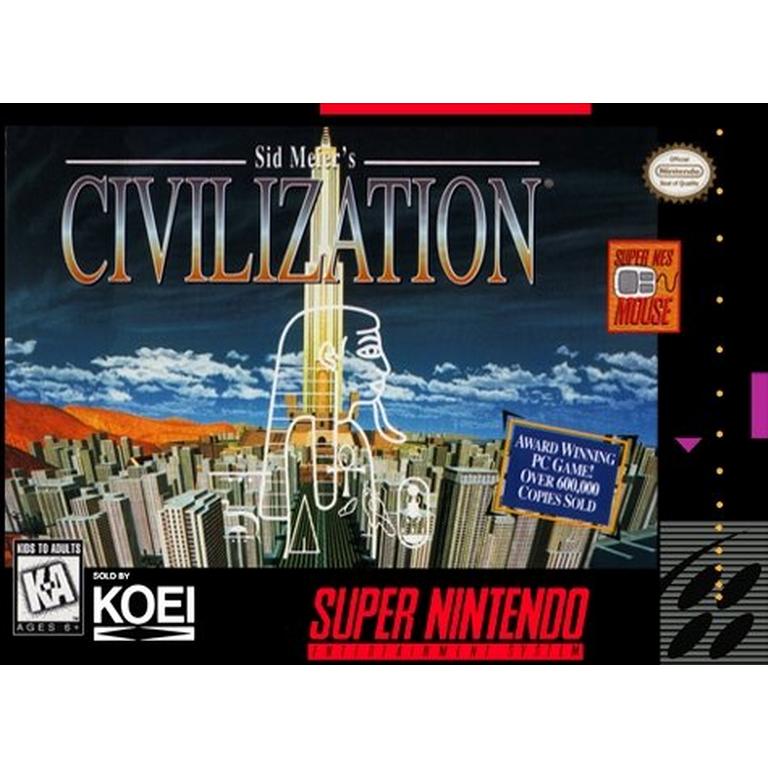 Sid Meier's Civilization - Super Nintendo (SNES)