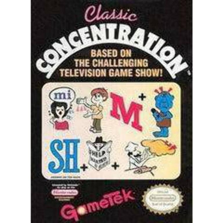 Classic Concentration - Nintendo (NES)